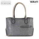 ベルルッティ Berluti カリグラフィ トゥジュール ミニ トート バッグ ヴェネチアレザー ライトアルミニオ Toujours Bag 【中古】