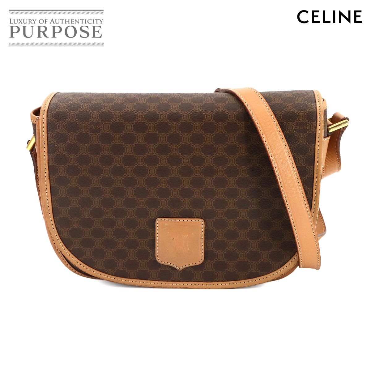 CELINE ショルダーバッグ 黒/茶 楽天市場】N【中古】【CELINE】セリーヌ サークルロゴ