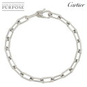 【新品同様】 カルティエ Cartier サントスデュモン ブレスレット 18cm ミディアム K18 WG ホワイトゴールド 750 Santos Bracelet【証明書付き】【中古】
