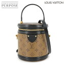 【新品同様】 ルイ ヴィトン LOUIS VUITTON モノグラム リバース カンヌ 2way ハンド ショルダー バッグ M43986 ゴールド 金具 RF...