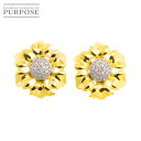 【新品仕上げ】 ダイヤ 0.10ct/0.10ct K18 YG Pt イヤリング イエローゴールド 750 プラチナ Diamond Earrings Clip-on【中古】