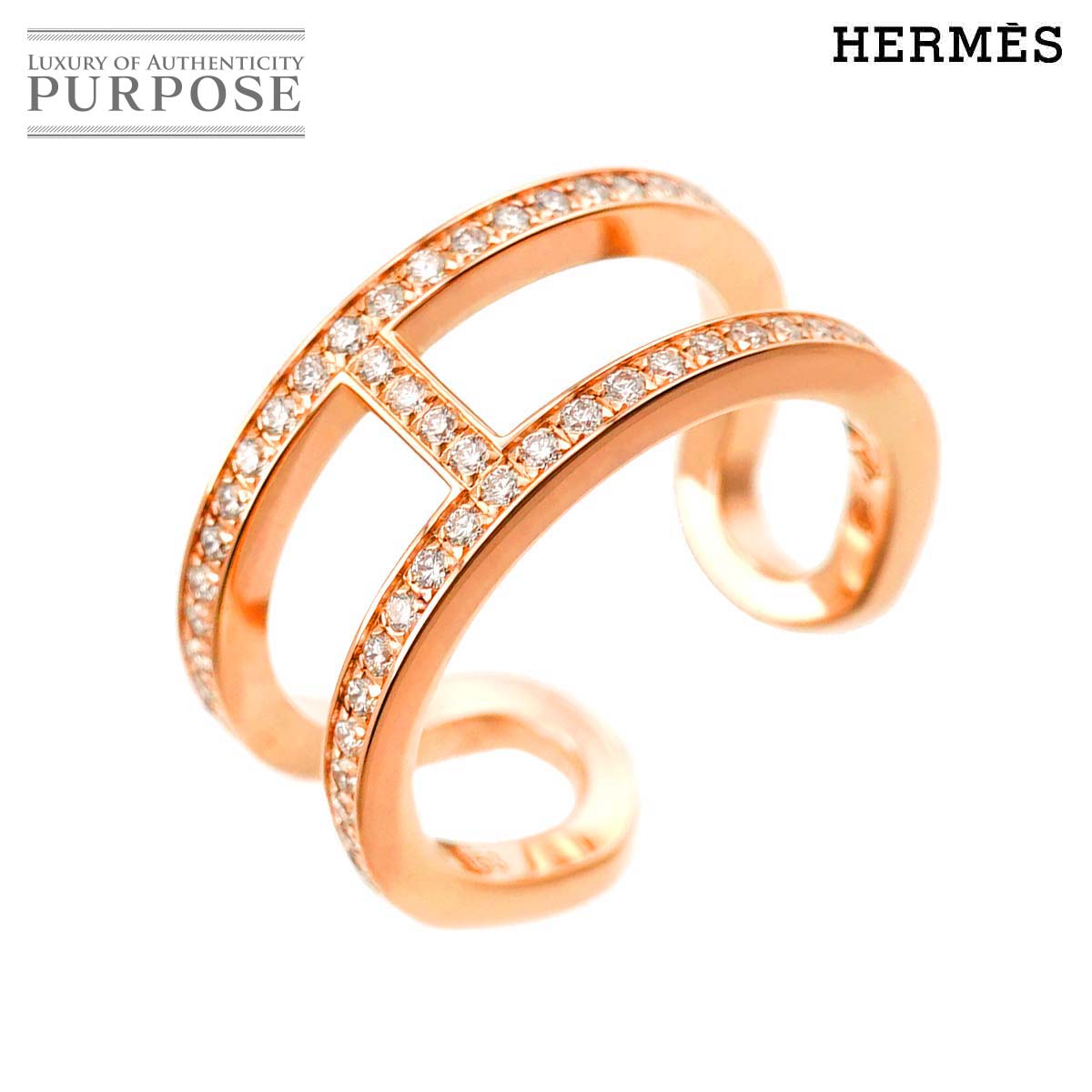 【日本完売】HERMESリング ピンクゴールド 楽天市場】エルメス(素材(ジュエリー・アクセサリー)ピンク