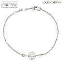 【新品同様】 ルイヴィトン LOUIS VUITTON パンダンティフ モノグラム イディール ダイヤ ブレスレット 17cm K18 WG ホワイトゴールド 750 Bracelet【中古】