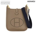 【未使用 展示品】 エルメス HERMES エブリン アマゾン TPM ショルダー バッグ トリヨンクレマンス エトゥープ ブルーインディゴ W刻印 Evelyne TPM Amazon 【中古】