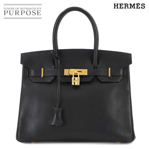 エルメス HERMES バーキン30 ハンド バッグ アルデンヌ ブラック □G刻印 ゴールド 金具 Birkin 30 【中古】 エルメス HERMES バーキン30 ハンド バッグ アルデンヌ ブラック □G刻印 ゴールド 金具 Birkin 30 【中古】