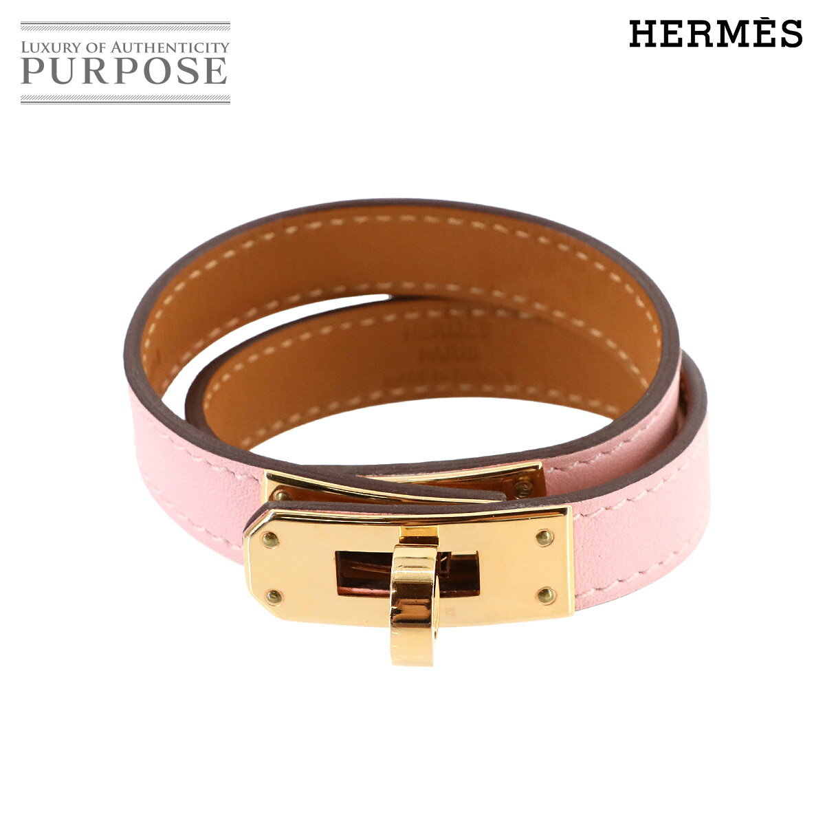 【ローズゴールド金具 4色】HERMES ブレス Croisiere Simple 楽天市場】エルメス ローズ(カラーゴールド)(ジュエリー