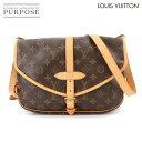 【新品同様】 ルイ ヴィトン LOUIS VUITTON モノグラム ソミュール 30 ショルダー バッグ ブラウン M42256 Samur 30 【中古】