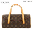 【新品同様】 ルイ ヴィトン LOUIS VUITTON モノグラム ソナチネ ハンド バッグ ブラウン M51902 ゴールド 金具 Sonatine 【中古】