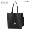 【未使用 展示品】 ヴェルサーチェ VERSACE メデューサ 2way トート ショルダー バッグ レザー ブラック 1011793 ゴールド 金具 Medusa Bag 【中古】