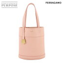 【未使用 展示品】 サルヴァトーレ フェラガモ Salvatore Ferragamo トート バッグ レザー ピンク 217533 Tote Bag 【中古】