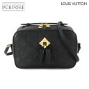 【新品同様】 ルイ ヴィトン LOUIS VUITTON モノグラム アンプラント サントンジュ ショルダー バッグ レザー ノワール ブラック M44593 Saintonge 【中古】