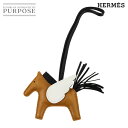 【未使用 展示品】 エルメス HERMES ロデオ ペガサス PM バッグ チャーム アニューミロ セサミ ブラック ナタ U刻印 Rodeo Pegasus 【中古】