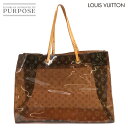 ルイ ヴィトン LOUIS VUITTON モノグラム ビニール カバ クルーズ トート バッグ レザー ブラウン M50500 Cabas Cruise 【中古】