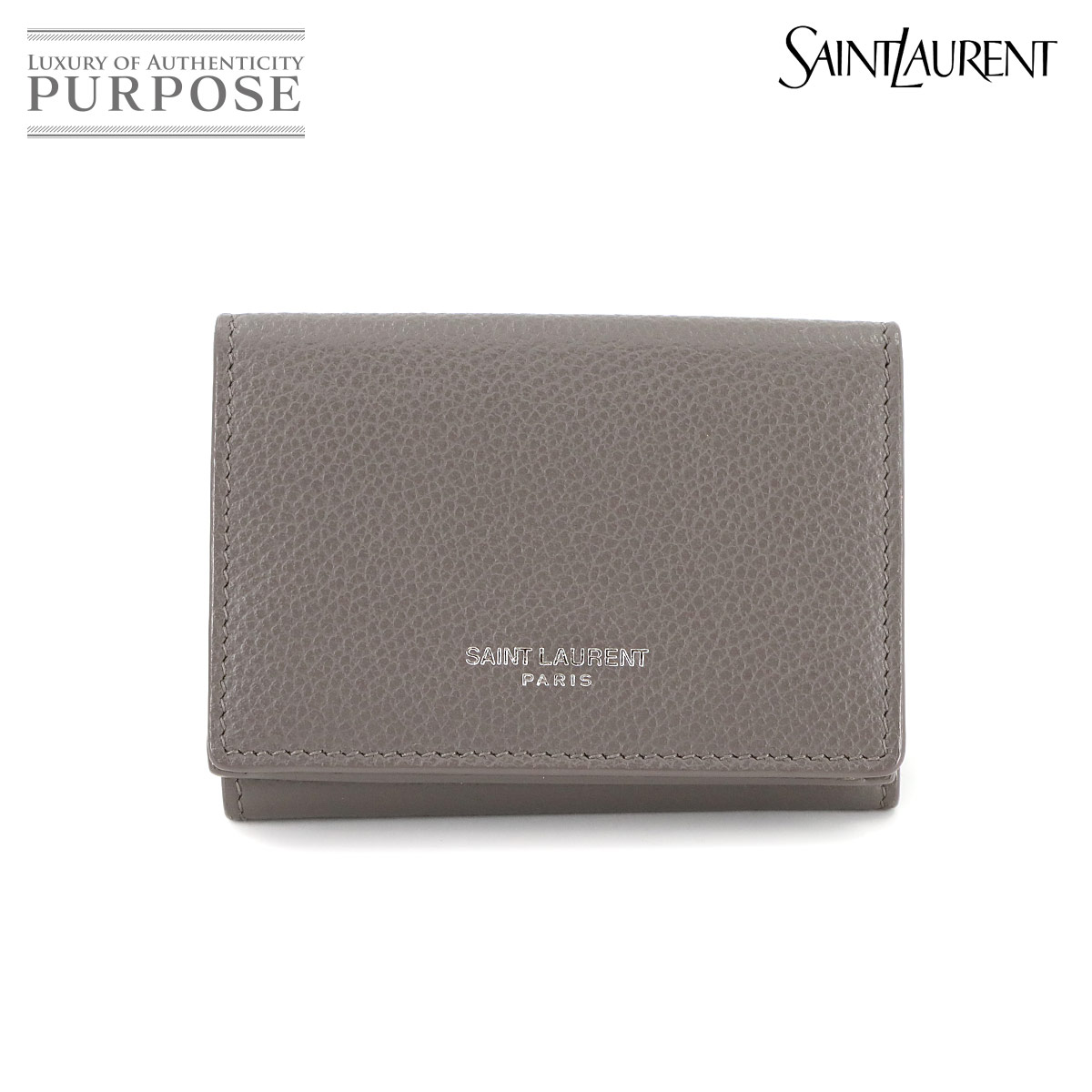 SAINT LAURENT シルバー 三つ折り財布 楽天市場】サンローラン(形状(財布)三つ折り財布)の通販