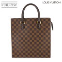 【新品同様】 ルイ ヴィトン LOUIS VUITTON ダミエ ヴェニス トート バッグ エベヌ N51145 ブラウン ゴールド 金具 Venice 【中古】