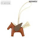 【未使用 展示品】 エルメス HERMES ロデオ ペガサス PM バッグ チャーム アニューミロ ゴールド エトゥープ クレ Rodeo Pegasus 【中古】