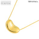 【新品同様】 ティファニー TIFFANY&Co. ビーン ネックレス 48cm K18 YG イエローゴールド 750 Bean Necklace【中古】