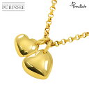 【新品同様】 ポメラート Pomellato ハート ネックレス 61cm K18 YG イエローゴールド 750 ウノアエレ Necklace【中古】
