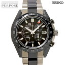グランドセイコー GRAND SEIKO スプリングドライブ GMT SBGC223 メンズ 腕時計 9R86 0AG0 デイト ブラック パワーリザーブ オートマ 自動巻き Spring drive 【中古】