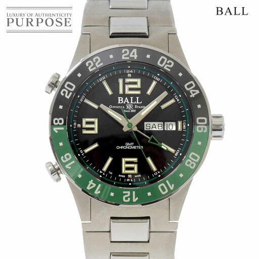 ボール ウォッチ BALL ロードマスター マリン GMT DG3000A 世界限定1000本 メンズ 腕時計 デイデイト ブラック 自動巻き Roadmaster 【中古】 ボール ウォッチ BALL ロードマスター マリン GMT DG3000A 世界限定1000本 メンズ 腕時計 デイデイト ブラック 自動巻き Roadmaster 【中古】