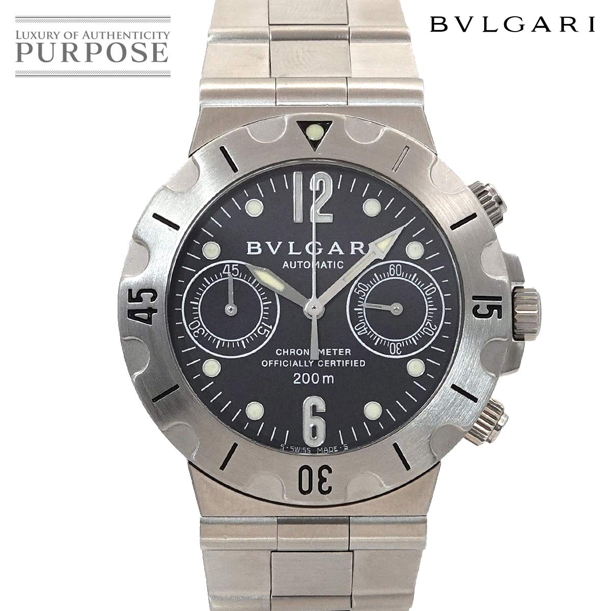 楽天市場】クロノグラフ 自動巻き（ブランドブルガリ）（腕時計）の通販