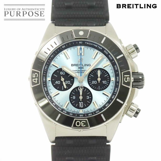 ブライトリング BREITLING スーパー クロノマット B01 44 クロノグラフ PB0136 メンズ 腕時計 デイト アイスブルー オートマ 自動巻き Chronomat 【中古】 ブライトリング BREITLING スーパー クロノマット B01 44 クロノグラフ PB0136 メンズ 腕時計 デイト アイスブルー オートマ 自動巻き Chronomat 【中古】