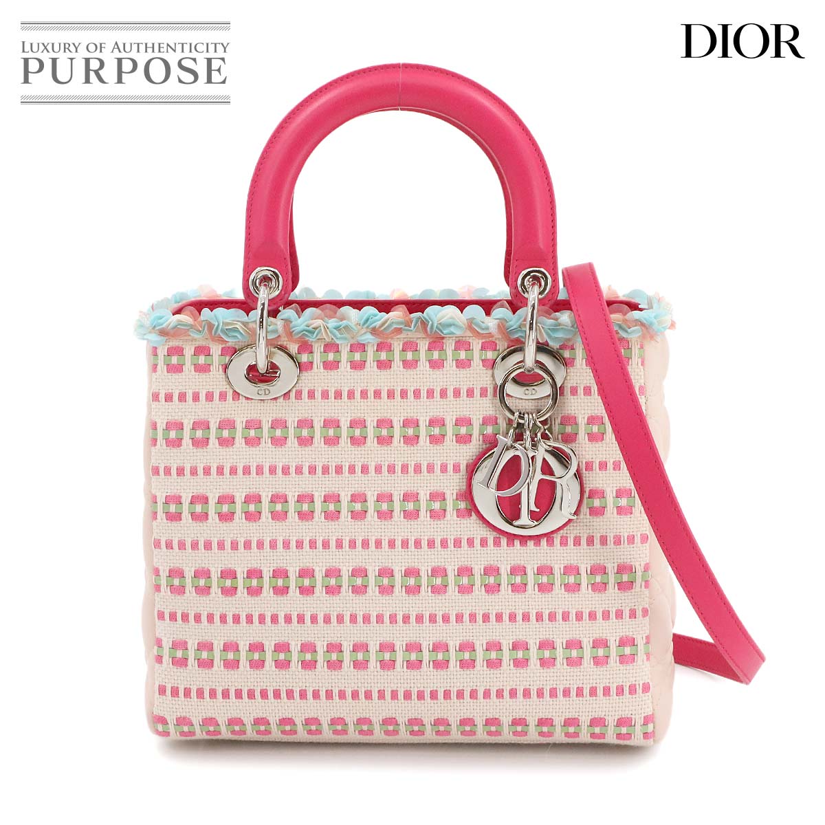 【人気♡ツイードが上品に♪】DIOR バッグ 楽天市場】ツイード(ブランドディオール)(レディースバッグ