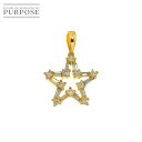 【新品仕上げ】 ダイヤ 0.30ct ペンダント トップ K18 YG イエローゴールド 750 Pendant Top【中古】