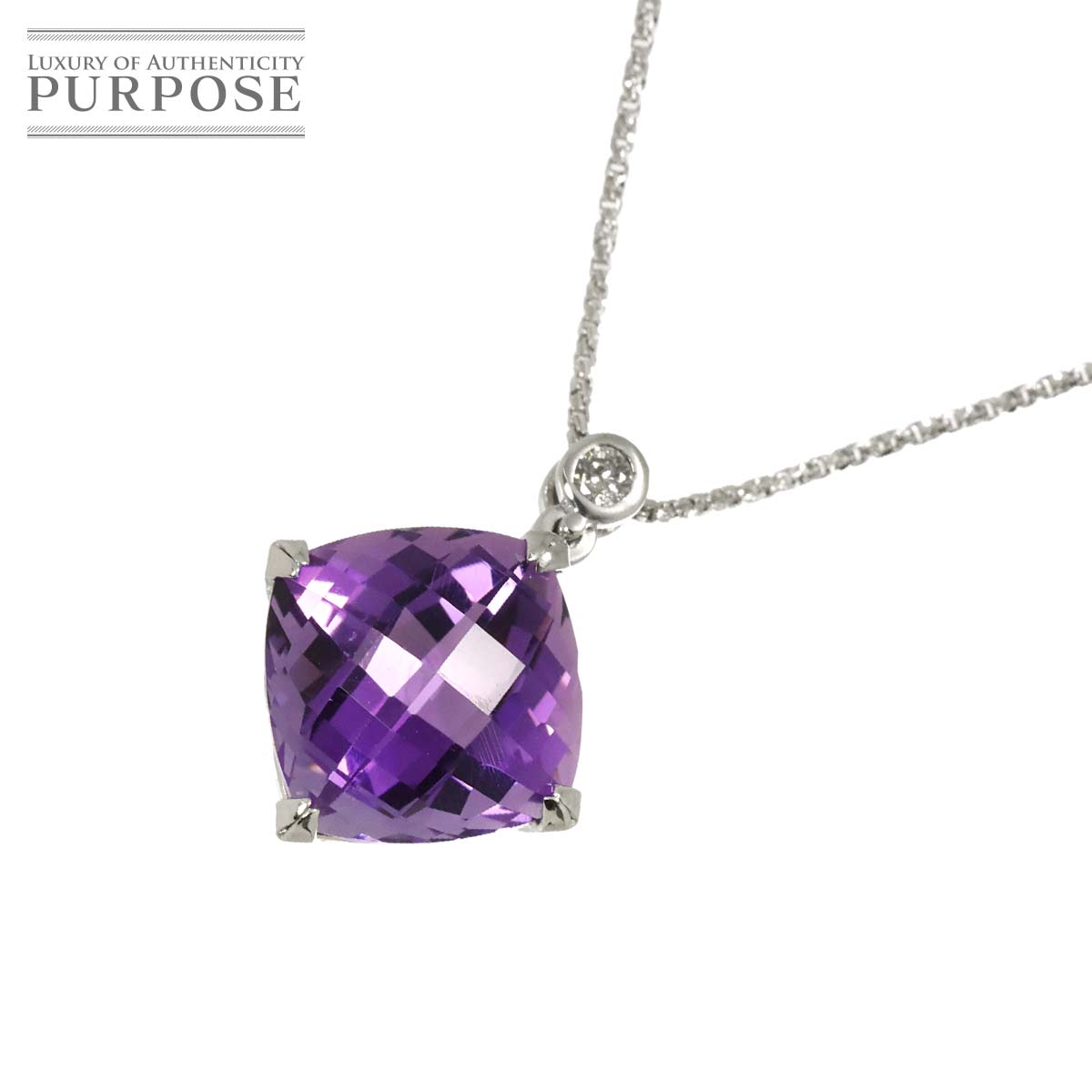 【中古】アメジスト4.41ctダイ...