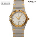 オメガ OMEGA コンステレーション コンビ 1372 30 レディース 腕時計 アイボリー YG イエローゴールド クォーツ ウォッチ Constellation 【中古】