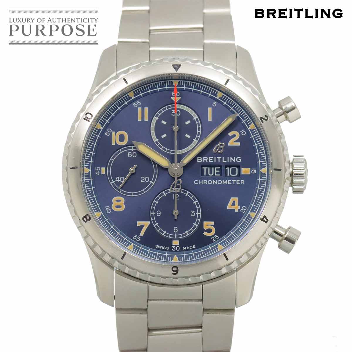 ブライトリング BREITLING アビエーター8 クロノグラフ 43...(2)