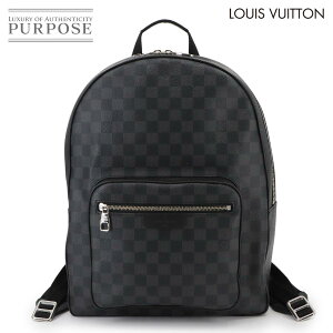 【新品同様】 ルイ ヴィトン LOUIS VUITTON ダミエ グラフィット ジョッシュ バックパック リュックサック ブラック グレー N41473 Josh Back Pack 【中古】