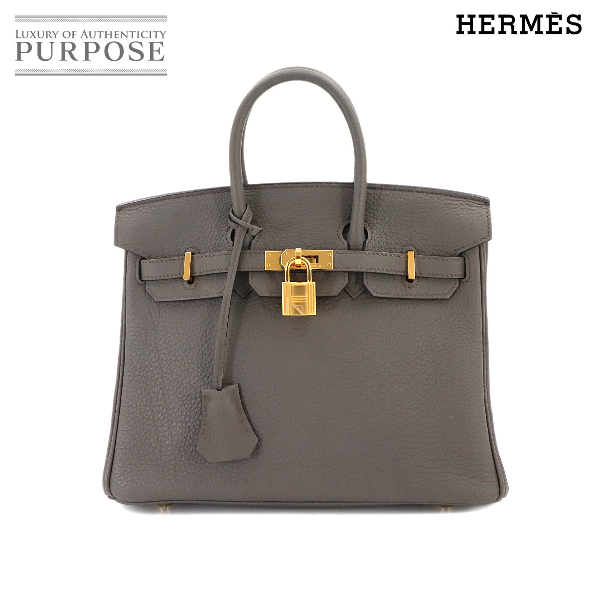 【新品同様】 エルメス HERMES バーキン25 トゴ エタン ハン...(4)