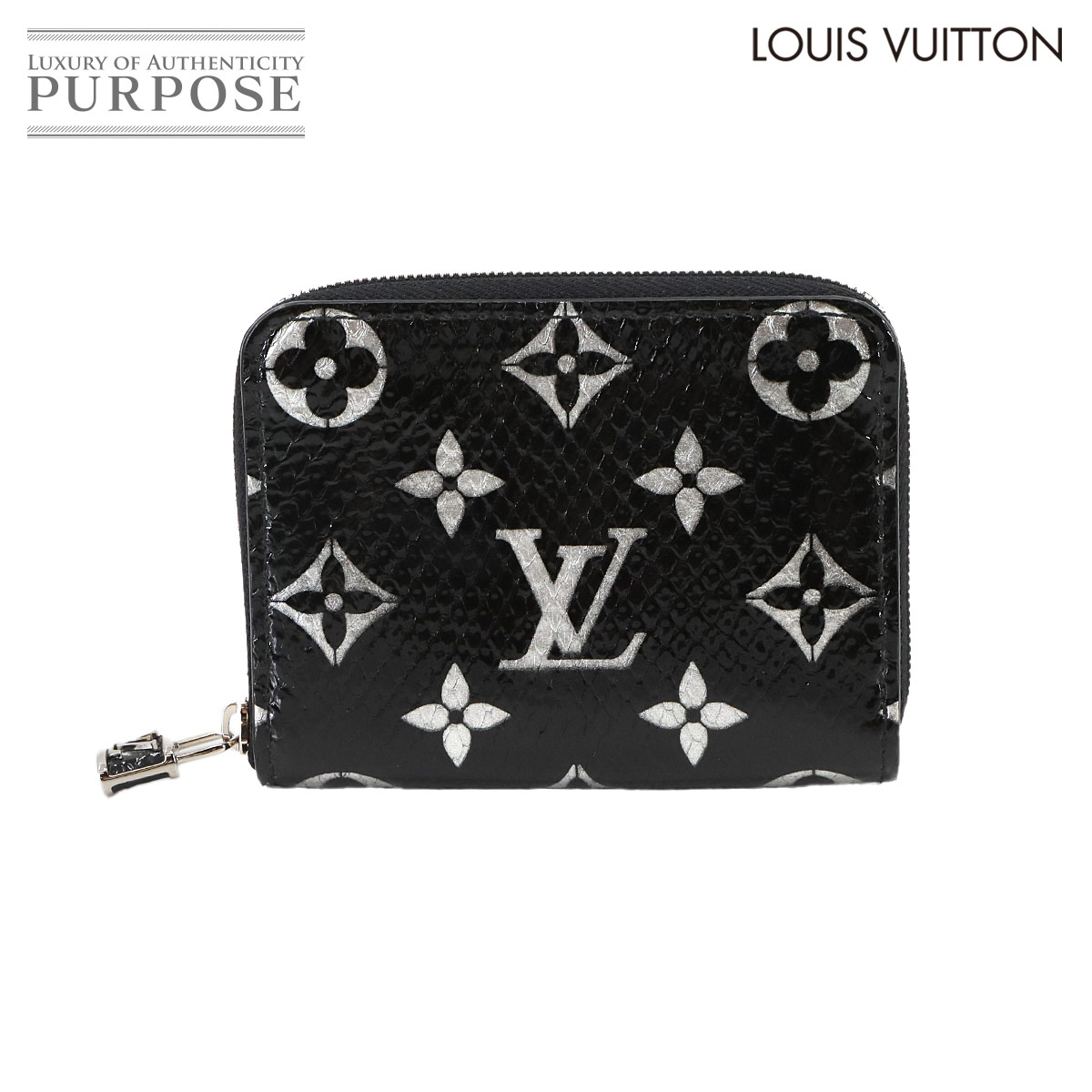 【未使用 展示品】 ルイ ヴィトン LOUIS VUITTON モノグラム エキゾチック ジッピー コインパース パド..