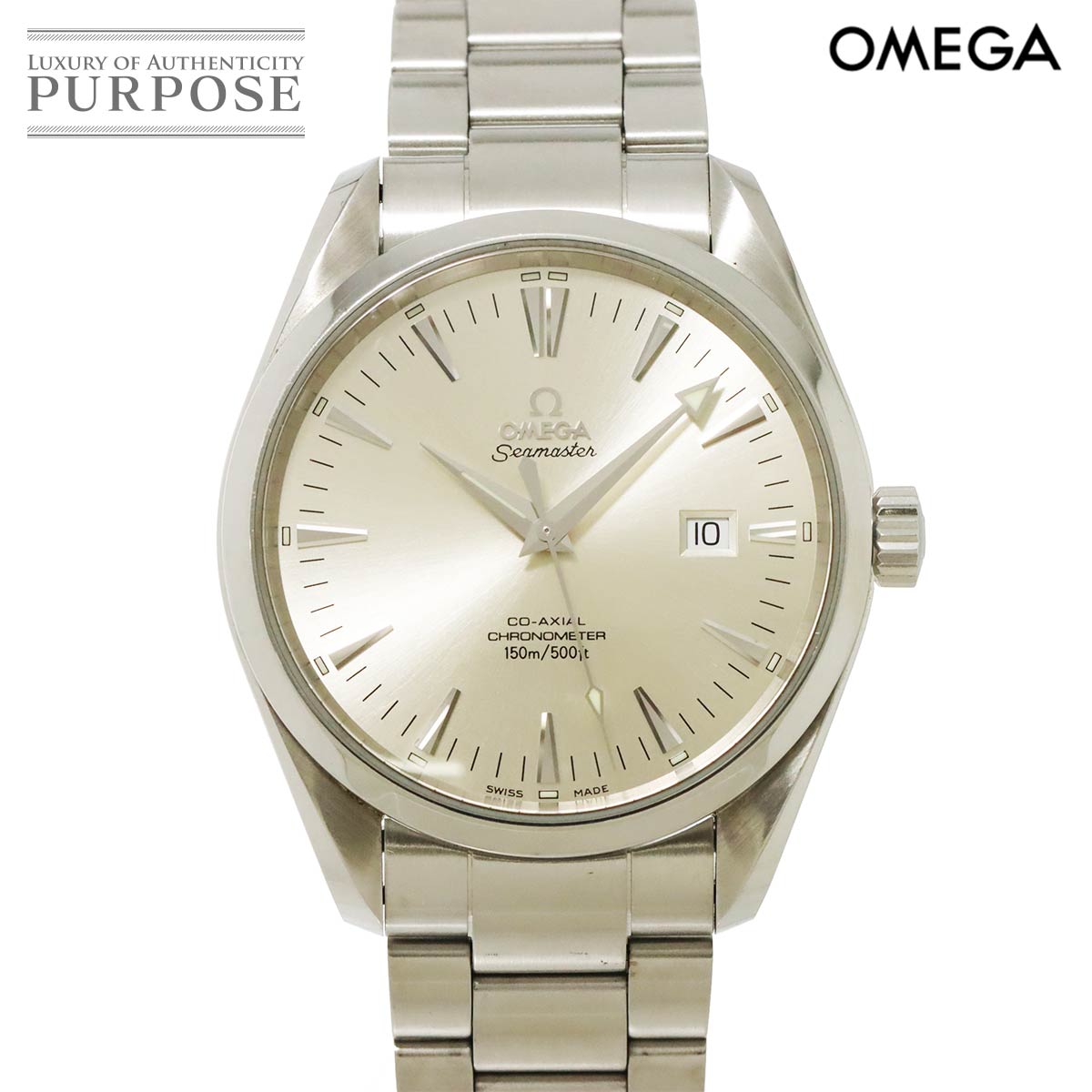 オメガ OMEGA シーマスター アクアテラ コーアクシャル 2503 30 メンズ 腕時計 デイト ...