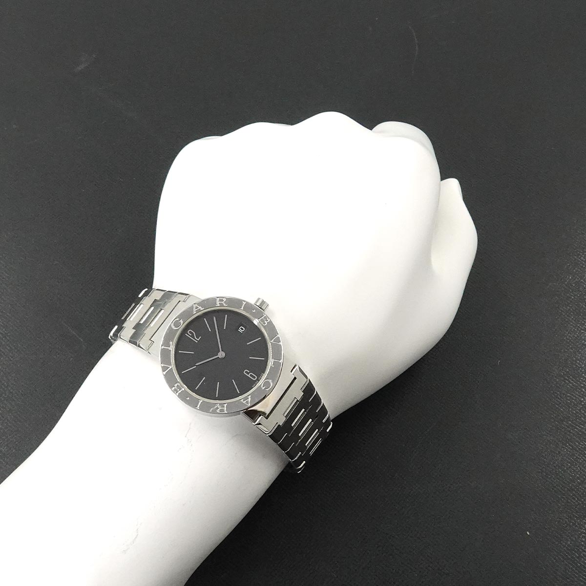 ブルガリ BVLGARI ブルガリブルガリ BB33SS ボーイズ 腕時計 デイト ブラック クォーツ ウォッチ BVLGARIBVLGARI 【中古】