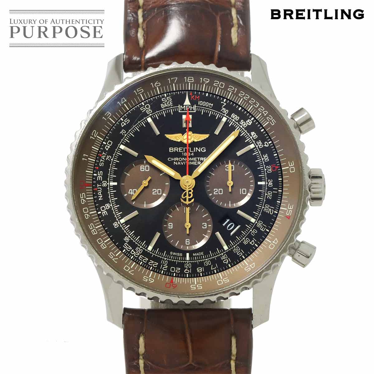 ブライトリング BREITLING ナビタイマー01 AB0127 ク...(2)