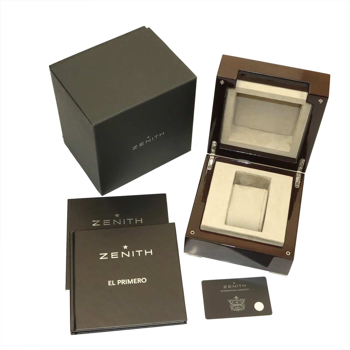 ゼニス ZENITH エルプリメロ ラトラパンテ 03 2050 4026 クロノグラフ メンズ 腕時計 デイト ブラック オートマ 自動巻き ウォッチ El Primero 【中古】