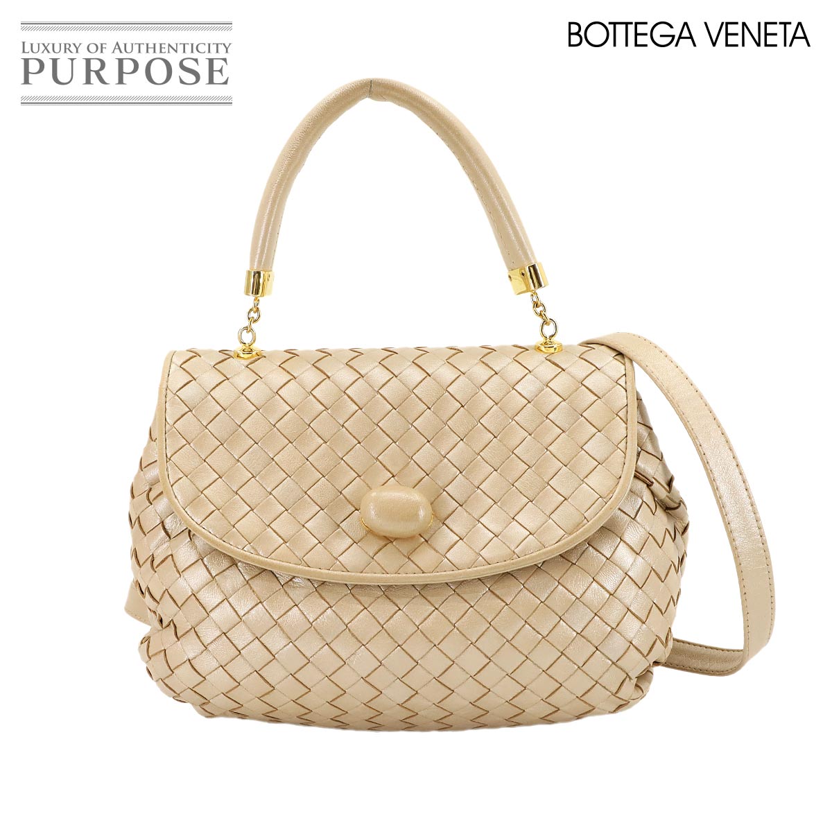 美品 BOTTEGA VENETA ゴールド バッグ 正規品 楽天市場】ボッテガヴェネタ ショルダーバッグ（カラーゴールド