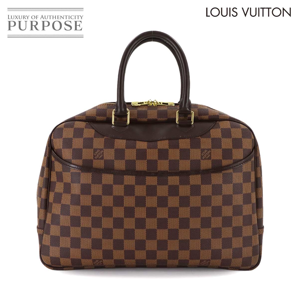 Other - 【新品同様】 ルイ ヴィトン LOUIS VUITTON ダミエ ドーヴィル パーソナル SPO ハンド バッグ エベヌ N47272 Damier Deauville 【中古】