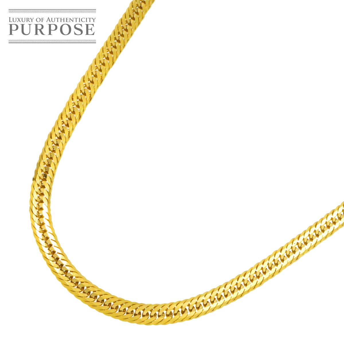  K18 喜平 ネックレス 50.5cm 8面トリプル 30.7g 幅4.8mm イエローゴールド 750 キヘイ kihei necklace