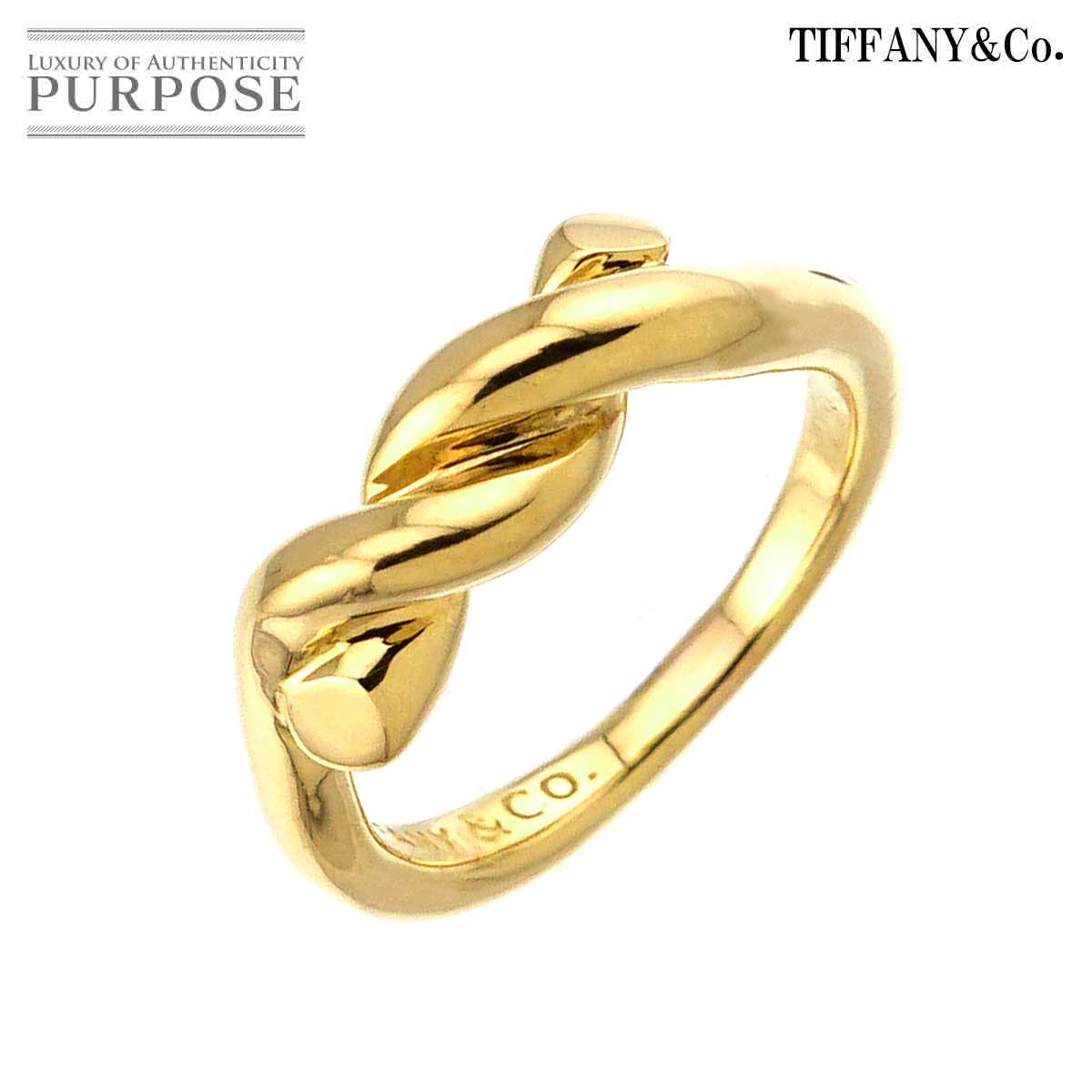 ティファニーリング　9号　未使用に近い　Tiffany　鑑定済 ティファニーリング 9号 未使用に近い Tiffany 鑑定済 世界を買える