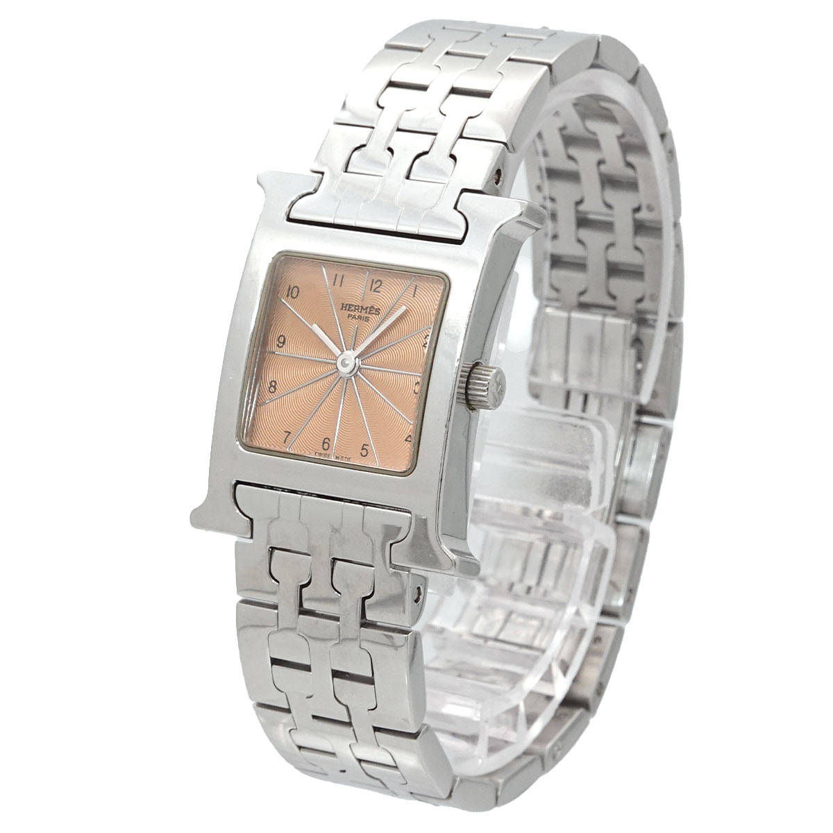 VINTAGE LOVER PURPOSEのエルメス HERMES Hウォッチ HH1 210 レディース 腕時計 ピンク クォーツ ウォッチ H Watch 【中古】｜アングル3
