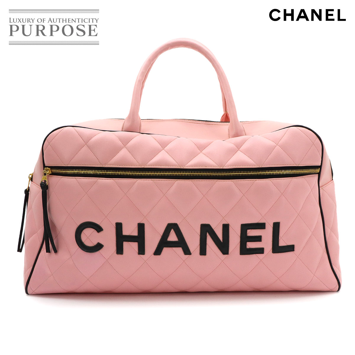 CHANEL クルーズラインボストンバッグ　キャンバスピンク 楽天市場】ピンク（ブランドシャネル）（ボストンバッグ｜レディース