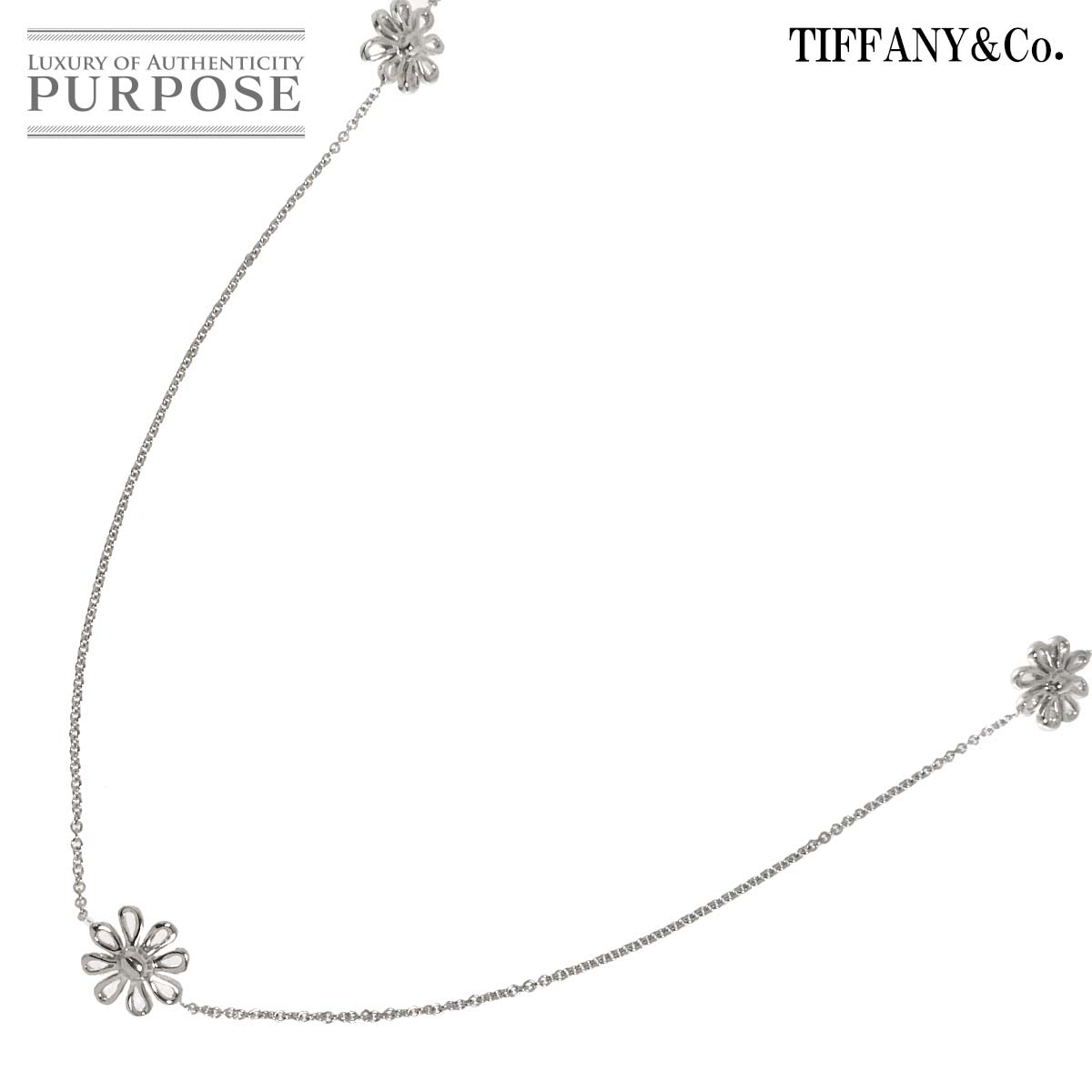 Rakuten - 【新品同様】 ティファニー TIFFANY&Co. デイジーフラワー ネックレス 69cm シルバー SV 925 Daisy Flower Necklace【中古】