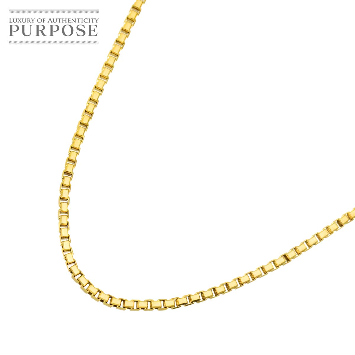 Rakuten - 【新品仕上げ】 K18 YG ベネチアン ネックレス 70cm イエローゴールド 750 Necklace 【中古】