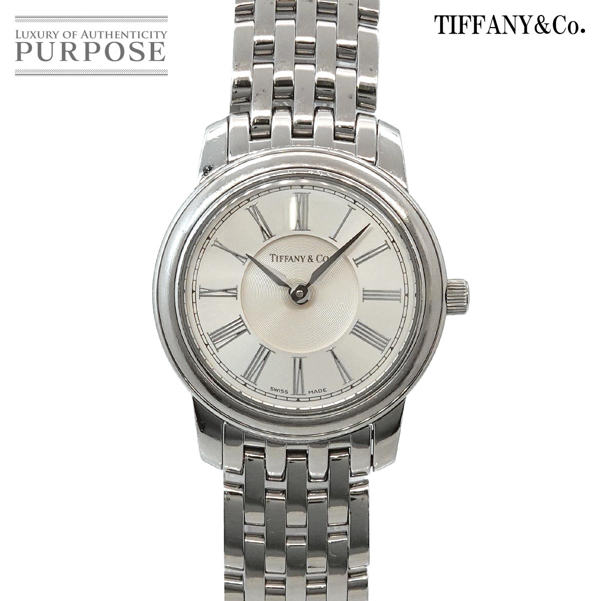 ティファニー TIFFANY&Co. マークラウンド レディース 腕時計 シルバー クォーツ ウォッチ Mark round 【中古】