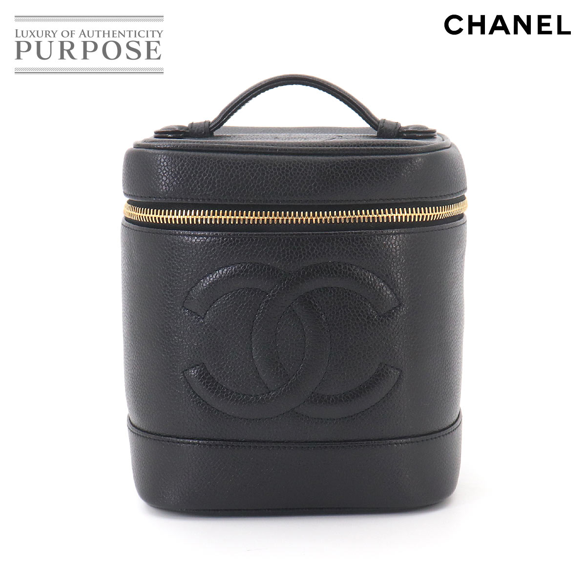 楽天市場】シャネル chanel キャビアスキン バニティ バッグの通販