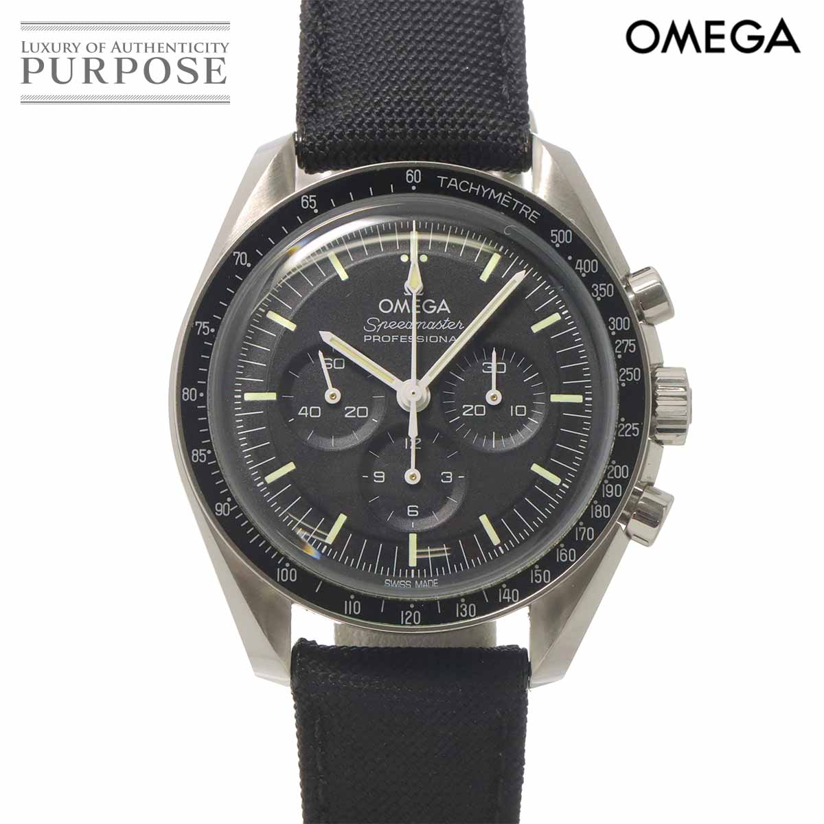 オメガ OMEGA スピードマスター プロフェッショナル ムーンウォッチ 310 32 42 50 01 001 クロノグラフ メンズ 腕時計 ブラック 手巻き ウォッチ Speedmaster 【中古】