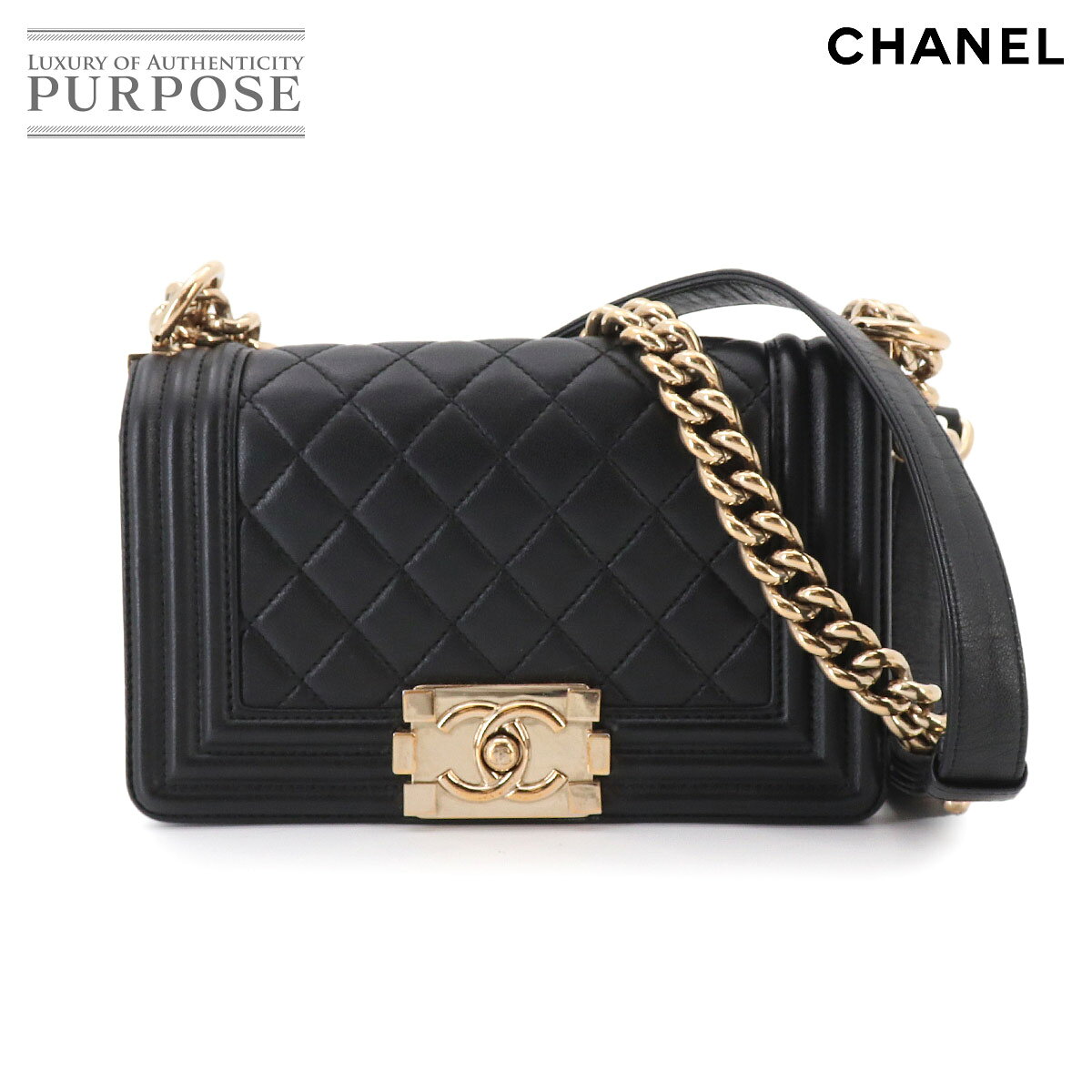 【美品】　シャネル　ボーイシャネル　ブラック　ラムスキン　ショルダーバッグ 楽天市場】CHANEL ボーイ シャネル（斜め掛/肩掛（ショルダーバッグ
